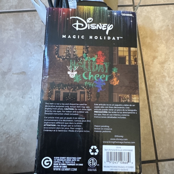 Disney Magic Holiday LED Projector - Multicolor - Picture 2 of 2